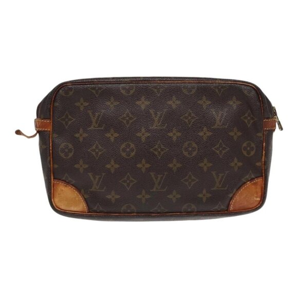 LOUIS VUITTON Monogram Compiegne 28 Clutch Bag - Picture 2 of 16